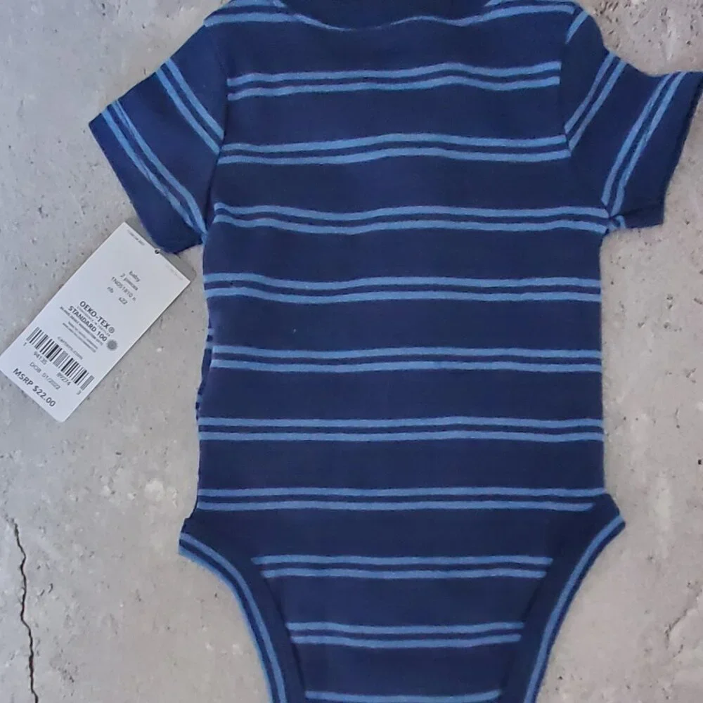 Carter's Baby Boy 2 piece Body Suit & Sweats  Size Newborn  New with Tags